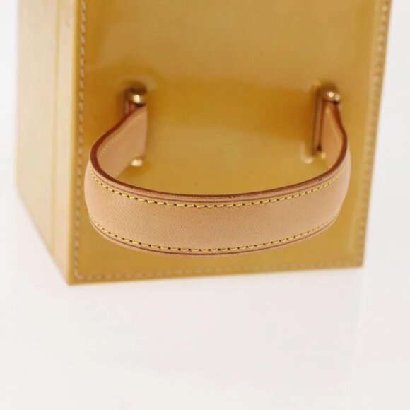 LOUIS VUITTON Monogram Vernis Bleecker Cosmetic Pouch Beige M91002 Auth BA6998 - Picture 8 of 16